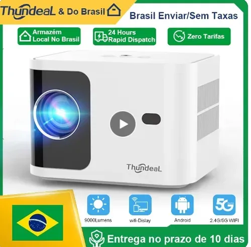 [Do Brasil/Gpay]  Projetor Thundeal-Projetor Td91w